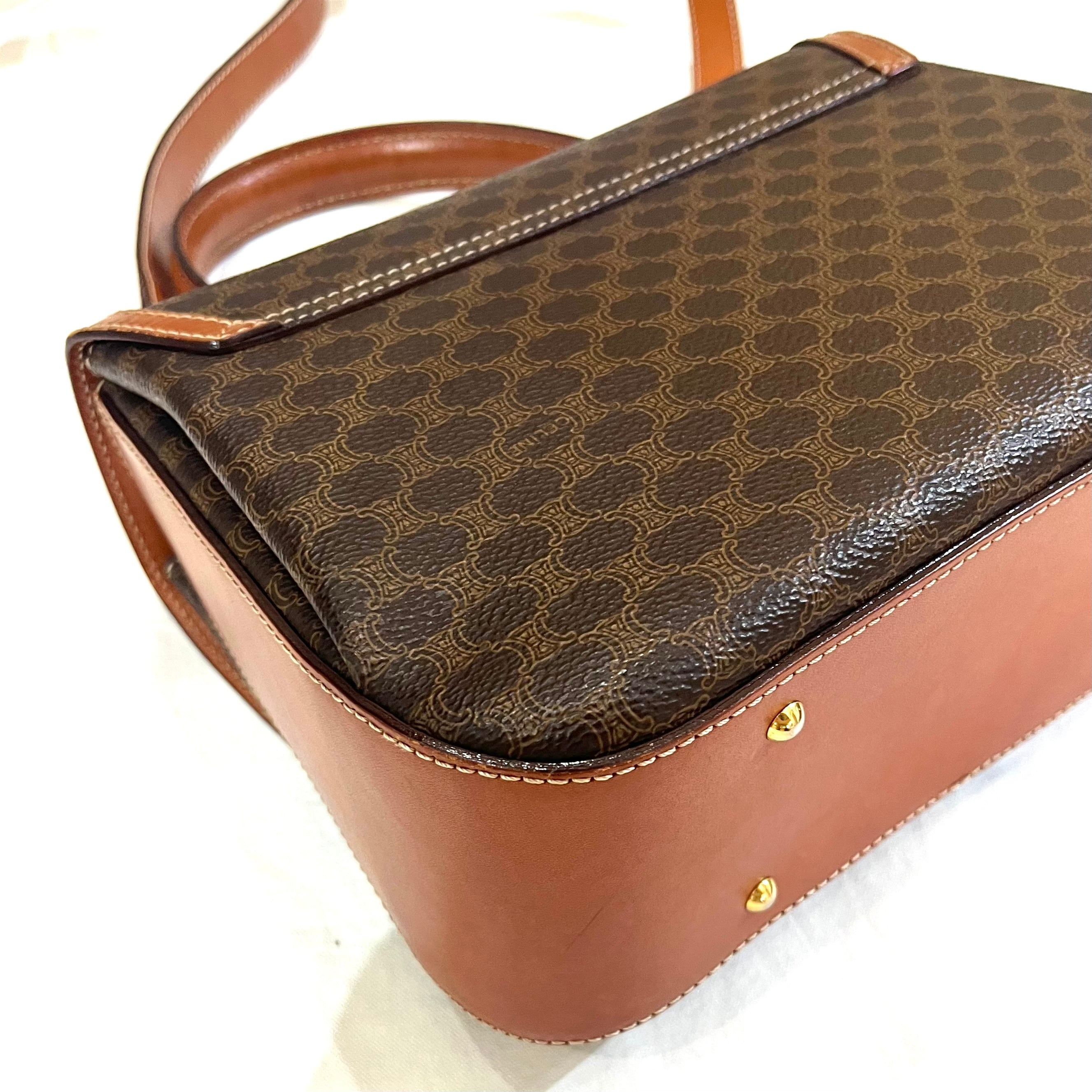 チャーム付き【CELINE】2608 セリーヌ ヴィンテージ マカダム 2WAY