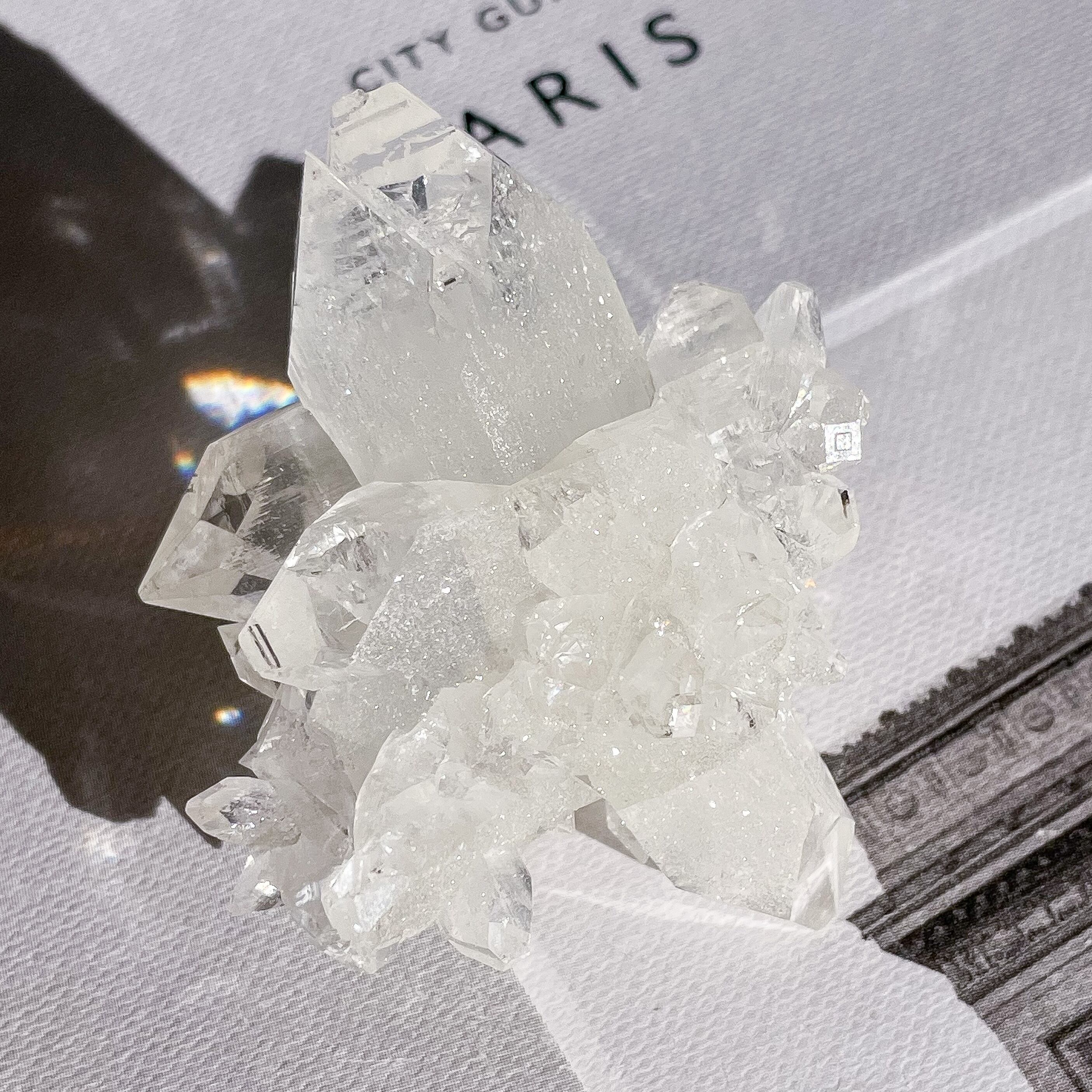 Druzy Apophyllite Cluster 2 ✧ ドゥルージーアポフィライト