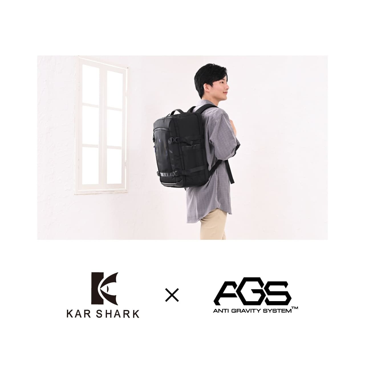 KAR SHARK カーシャーク AGSリュックAGS PRO ビジネスリュック A3 撥水