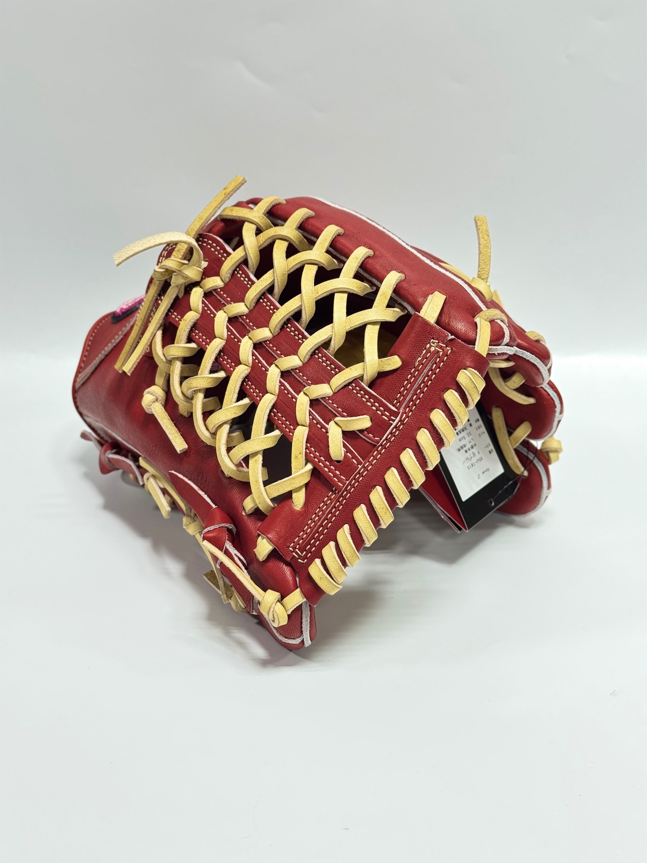 DｰQuest-ディークエスト　ミチイスポーツオリジナル店舗別注グラブ　硬式グローブ　右投げ用　181S型　Wブラウン×Cブラウン・画像4