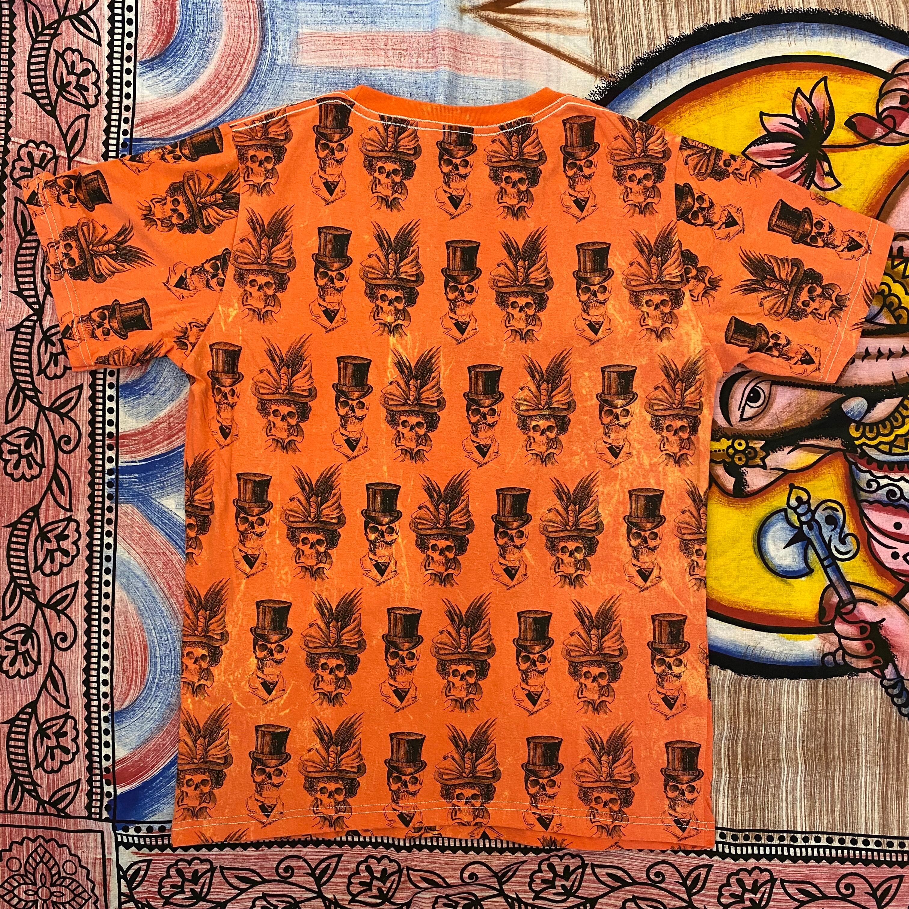 ドクロ全面プリントTシャツ | curiosities okinawa