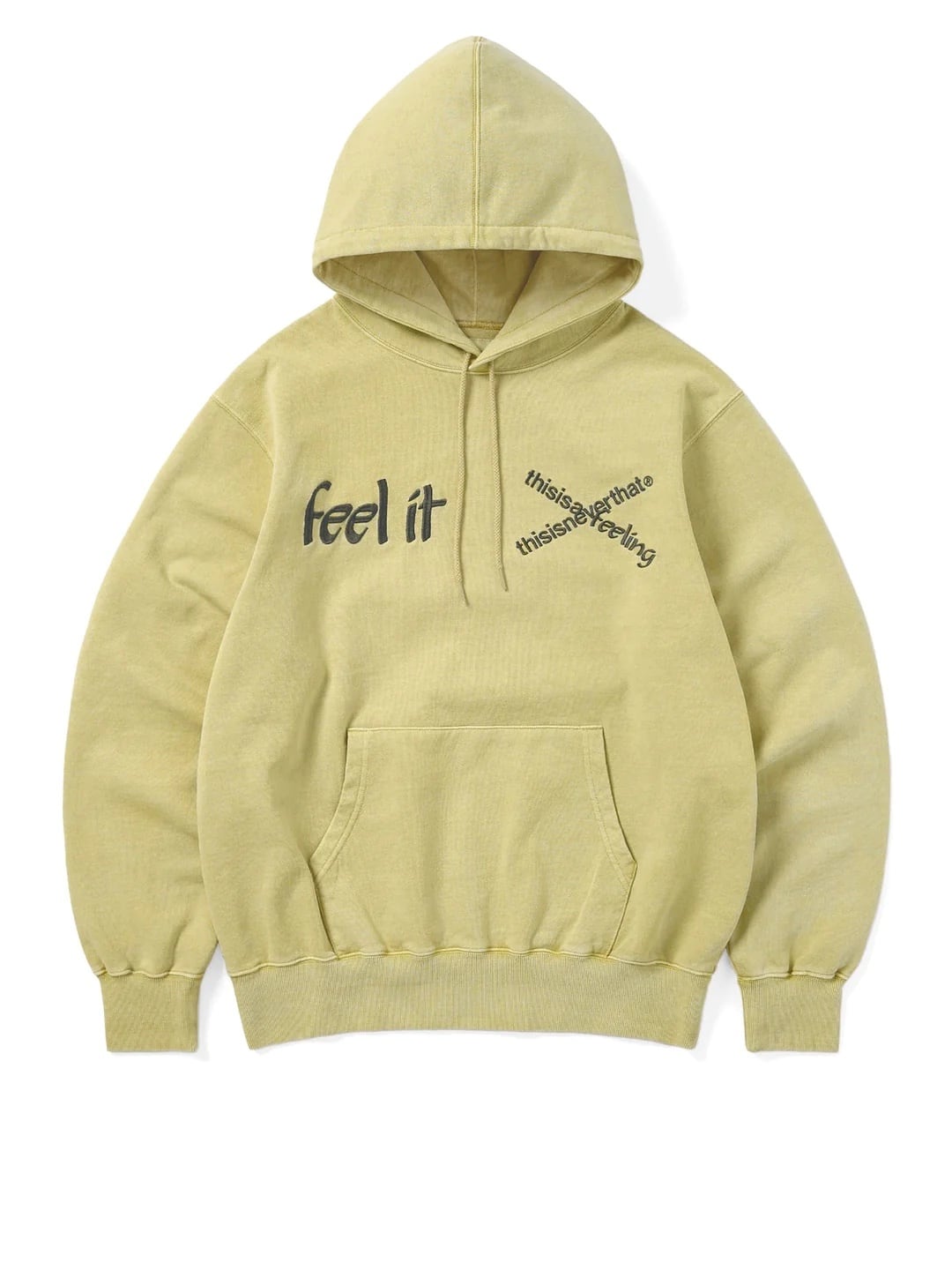 thisisneverthat TNT PR “Feel It” Hoodie - (Faded Yellow ...