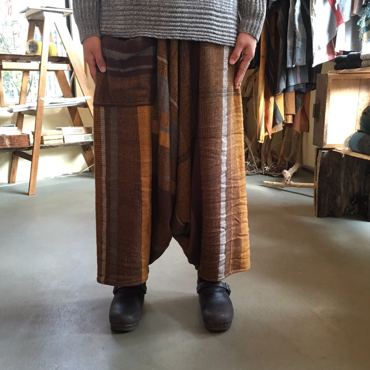 tamaki niime タマキニイメ tarun pants ウール LONG オリジナル 51.0