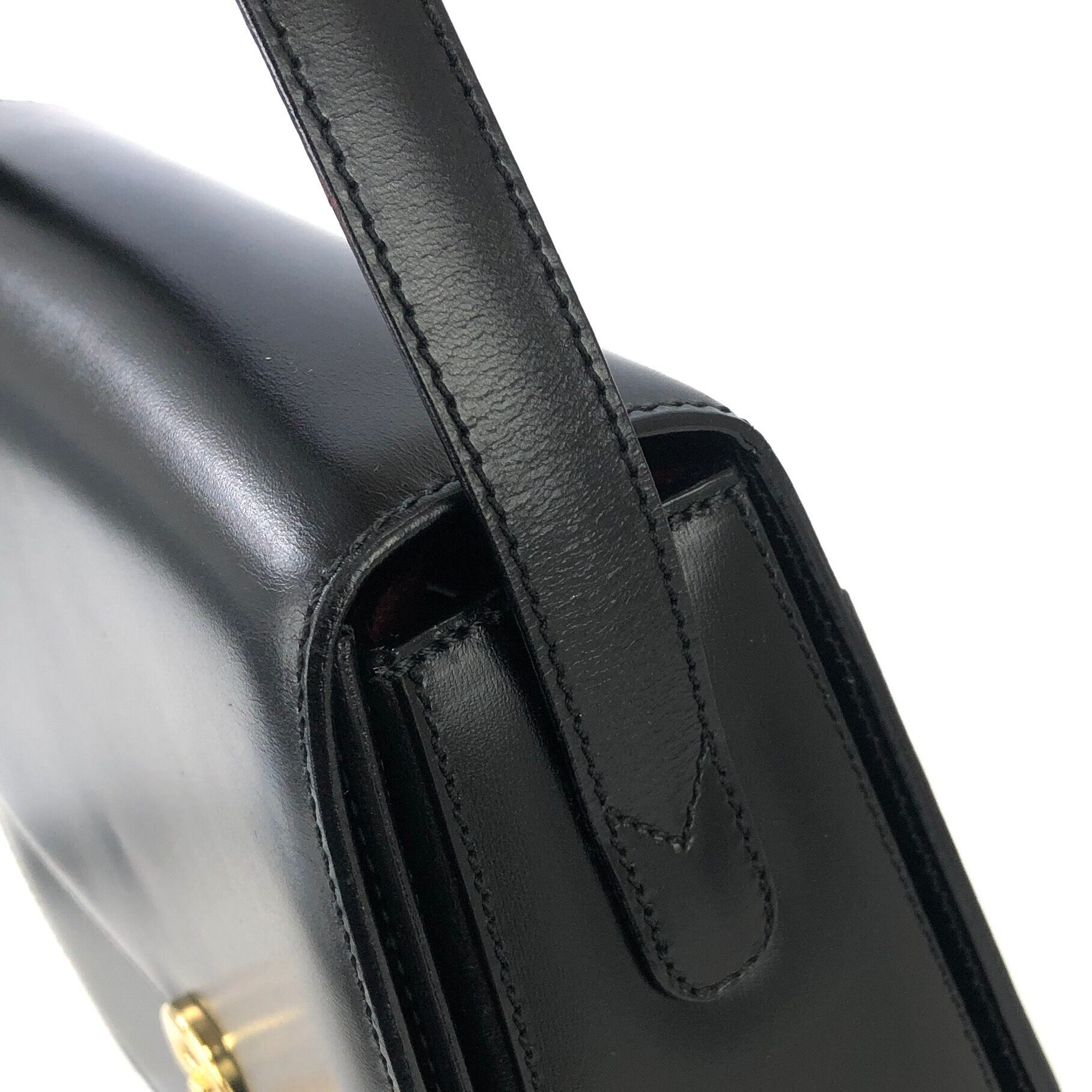 オールドCELINEアタッシュケース CELINE セリーヌ マカダム ブラゾン型押し レザー ブリーフケース