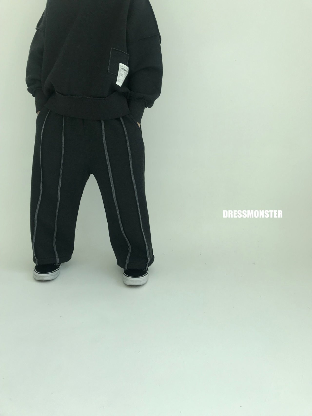 【ドレスモンスター DRESS MONSTER】 ダブルライン起毛２WAYパンツ 120〜160cm【231108dm】 - 14