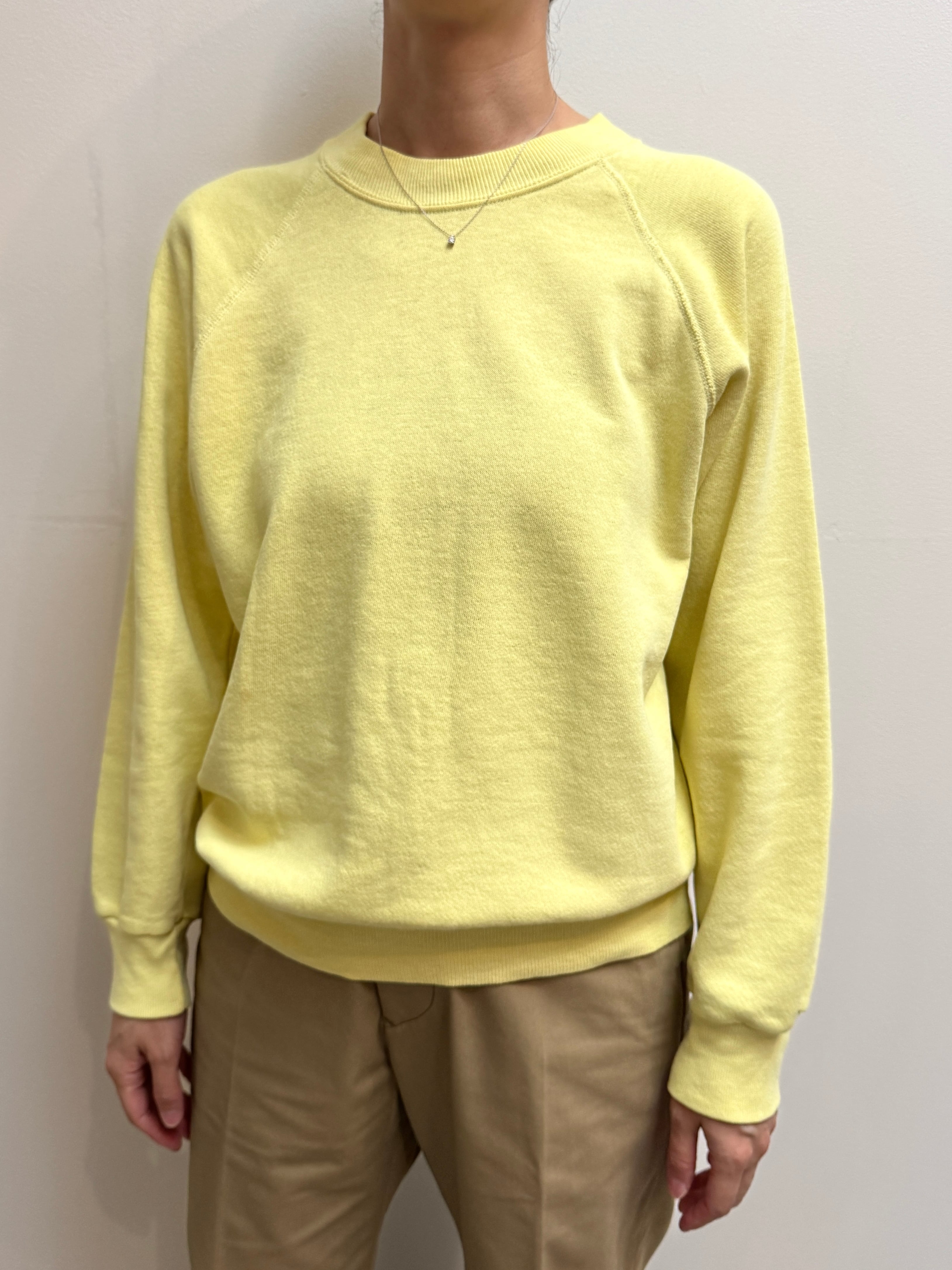 CU16-12 USED BASSETT-WALKER SWEAT -YELLOW-