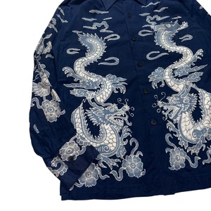 Dragon print Batik shirt