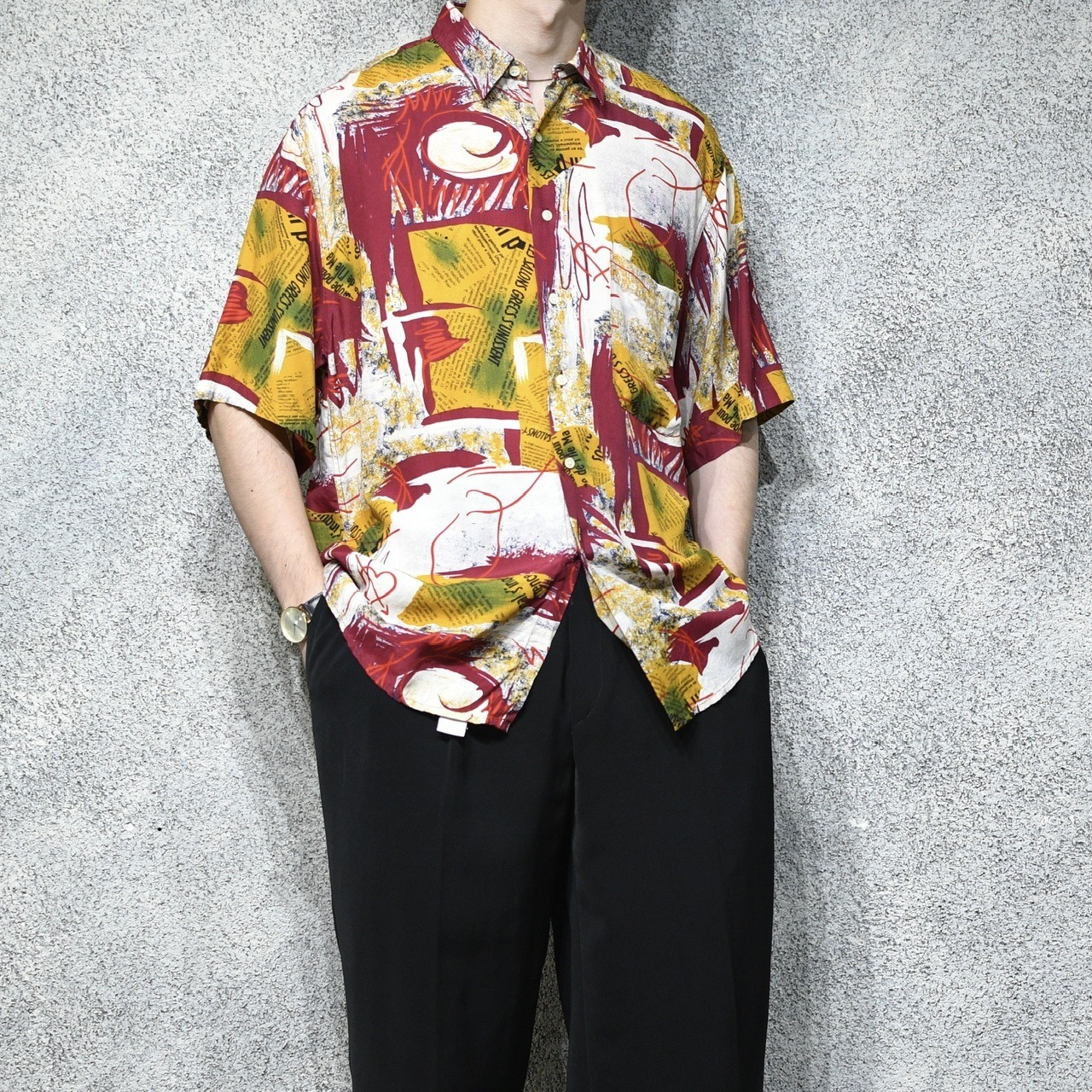 funny shirt art pattern rayon shirt