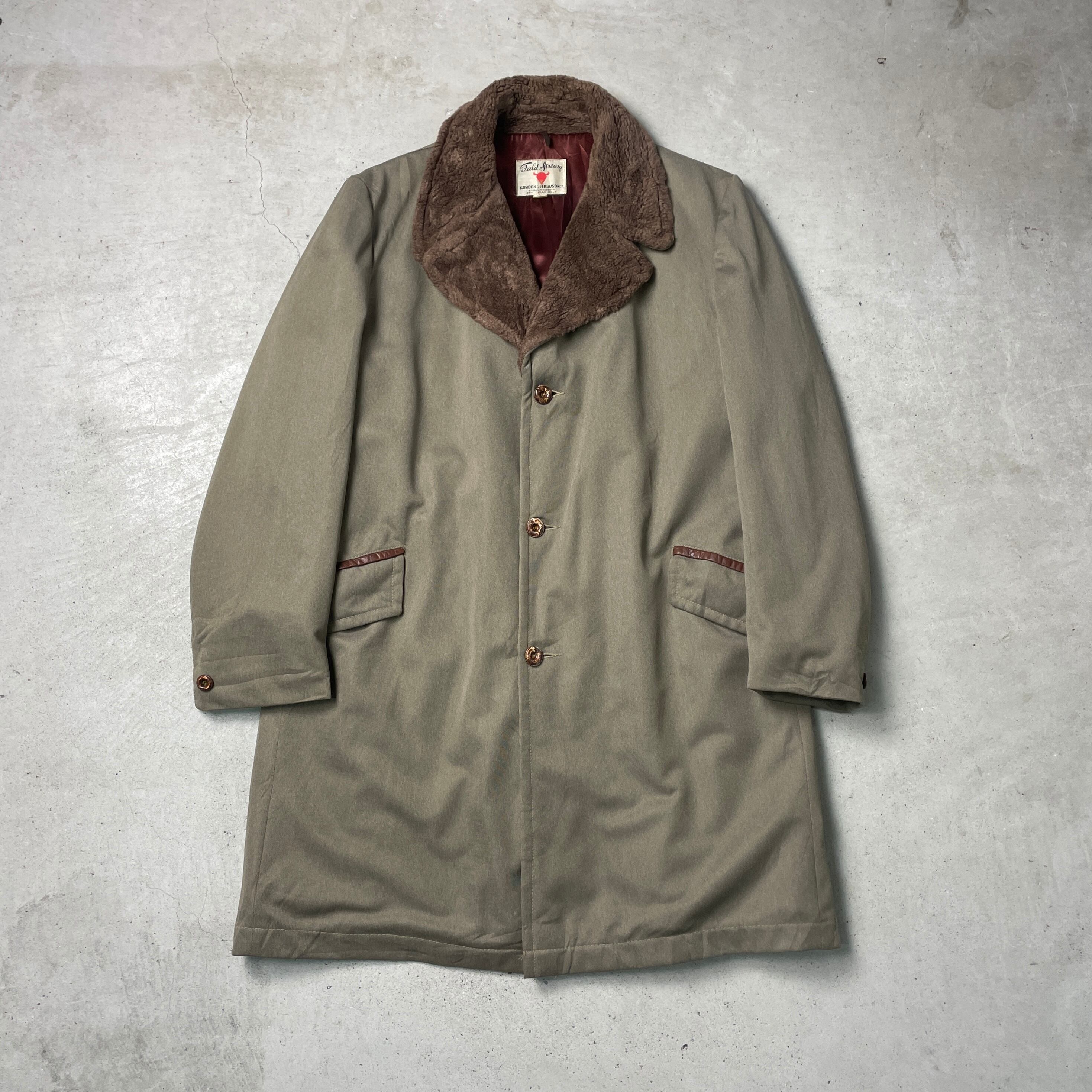70年代 FIELD&STREAM ボアコート ギャングコート メンズXL相当 古着 
