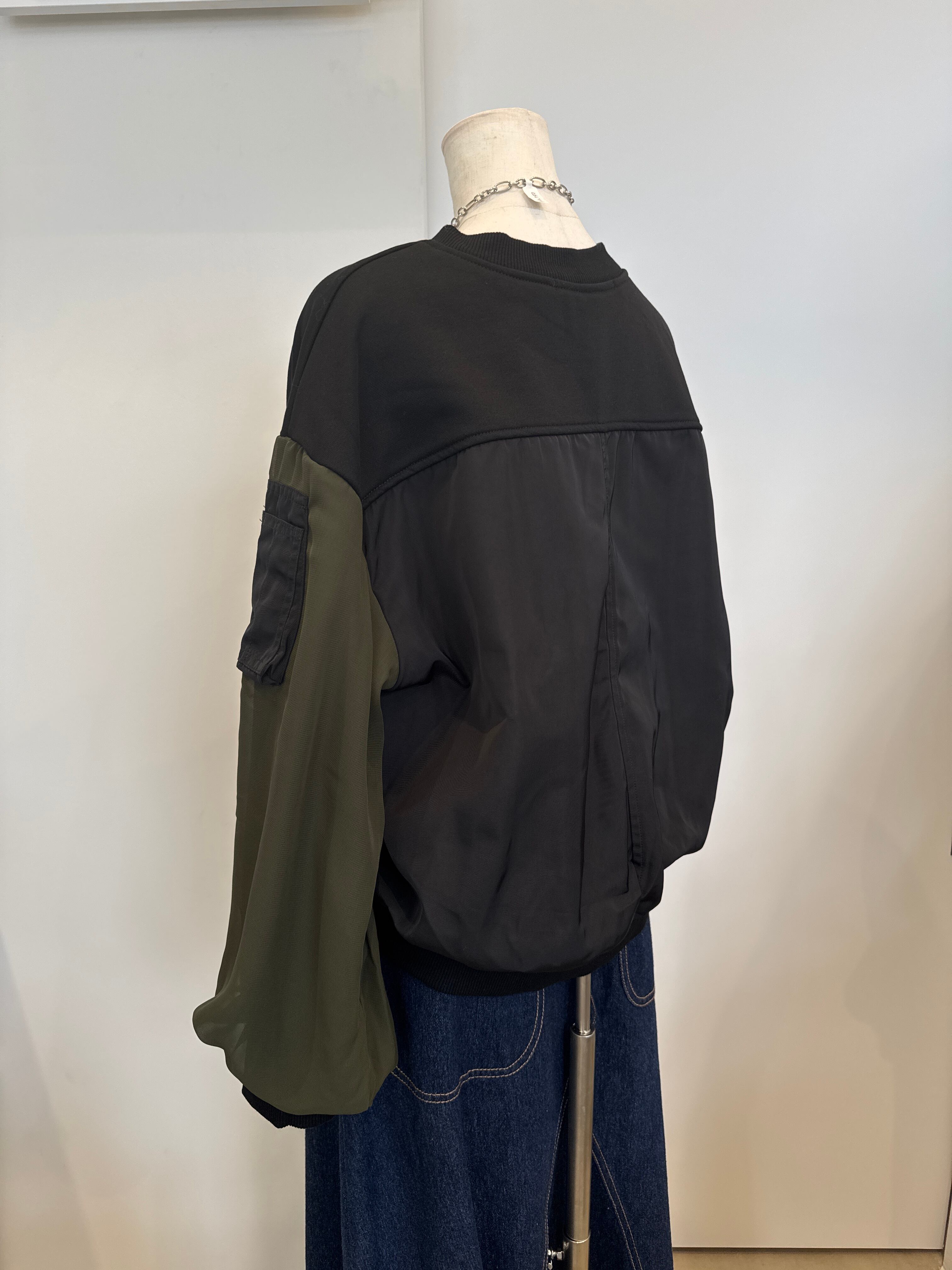 【SELECT】MA-1シアースリーブプルオーバー