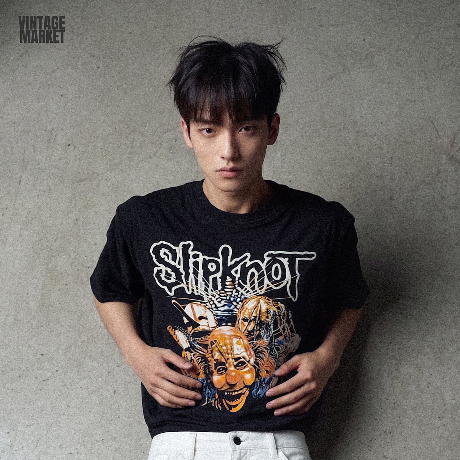 (新品、未使用)Slipknot 2008年　オフィシャルTシャツ Mサイズ Slipknot 08 Tシャツ | Vintage Market