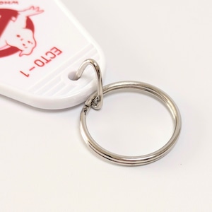 【 Ghostbusters ( ゴーストバスターズ ) 】 PLASTIC TAG / プラスチックタグキーホルダー / ルームタグ / CARタグ 〚アメリカン雑貨 アメトイ〛