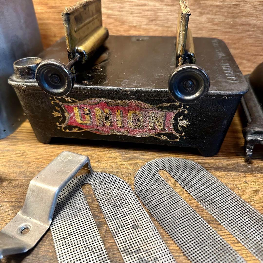 美品】UNION ダブルバーナー アイロンストーブ 【公式通販】