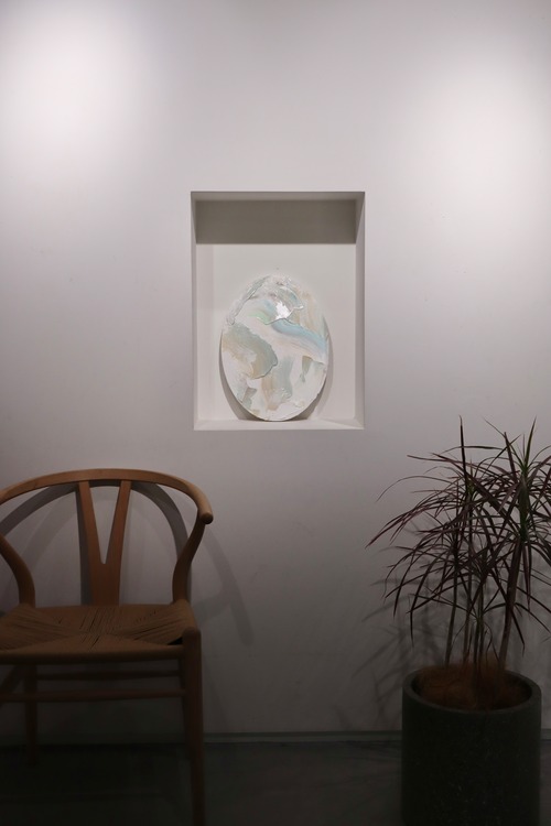 Ocean・楕円テクスチャーアート