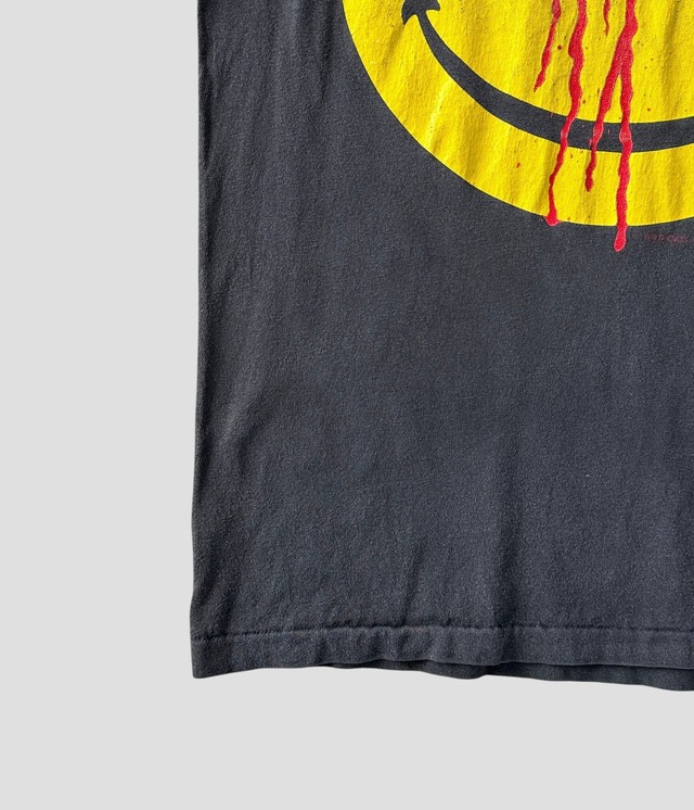 -GUN SHOT SMILE- Vintage 90s L T-shirt