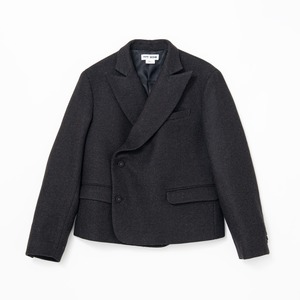Tweed double jacket（BROWN）
