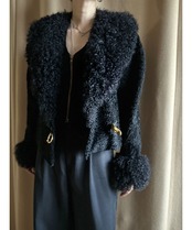 EMBA black mink fur volume jacket-3719-10