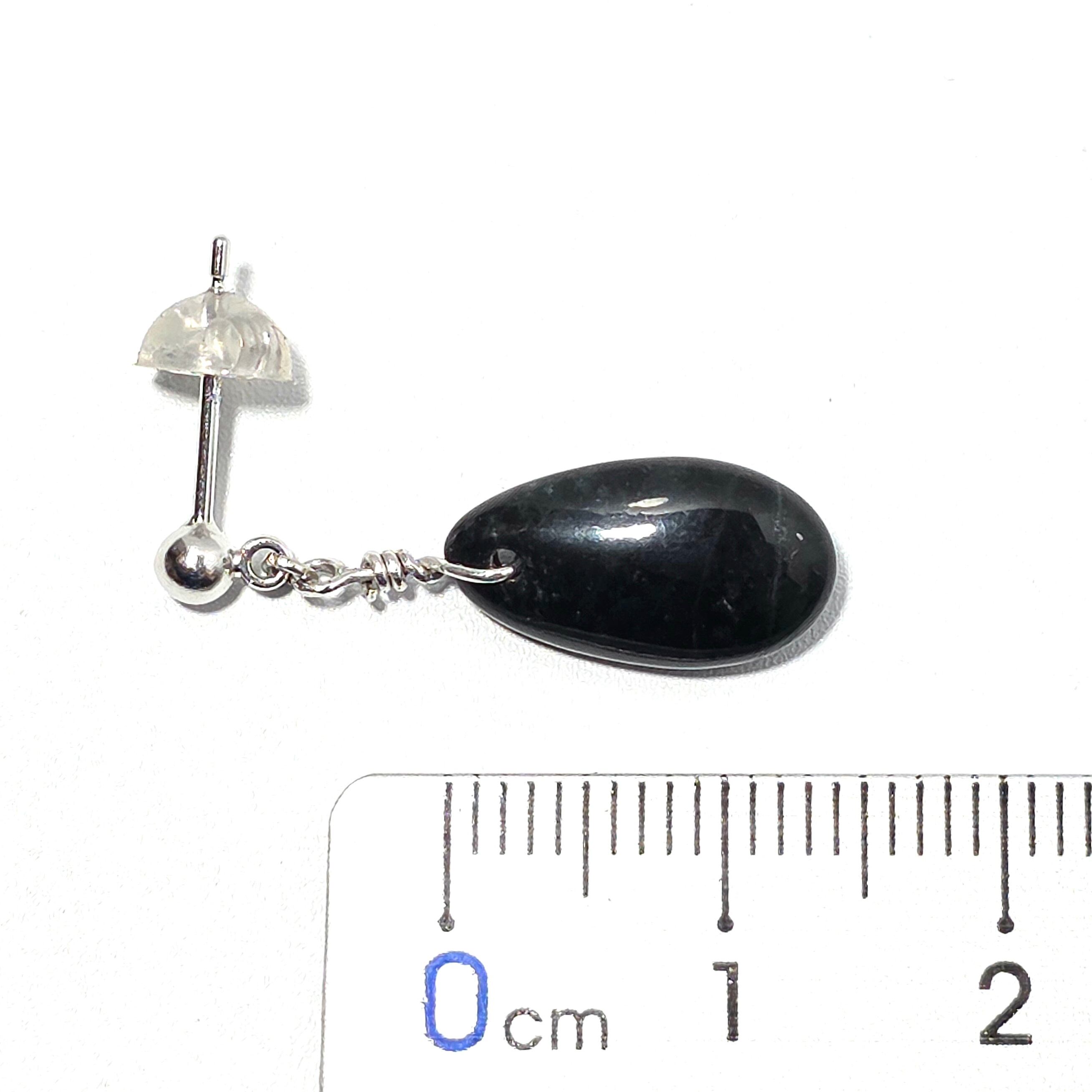 糸魚川翡翠ピアス 糸魚川翡翠:ピアス BPS0313 | 糸魚川翡翠工芸家 赤羽可行BASE
