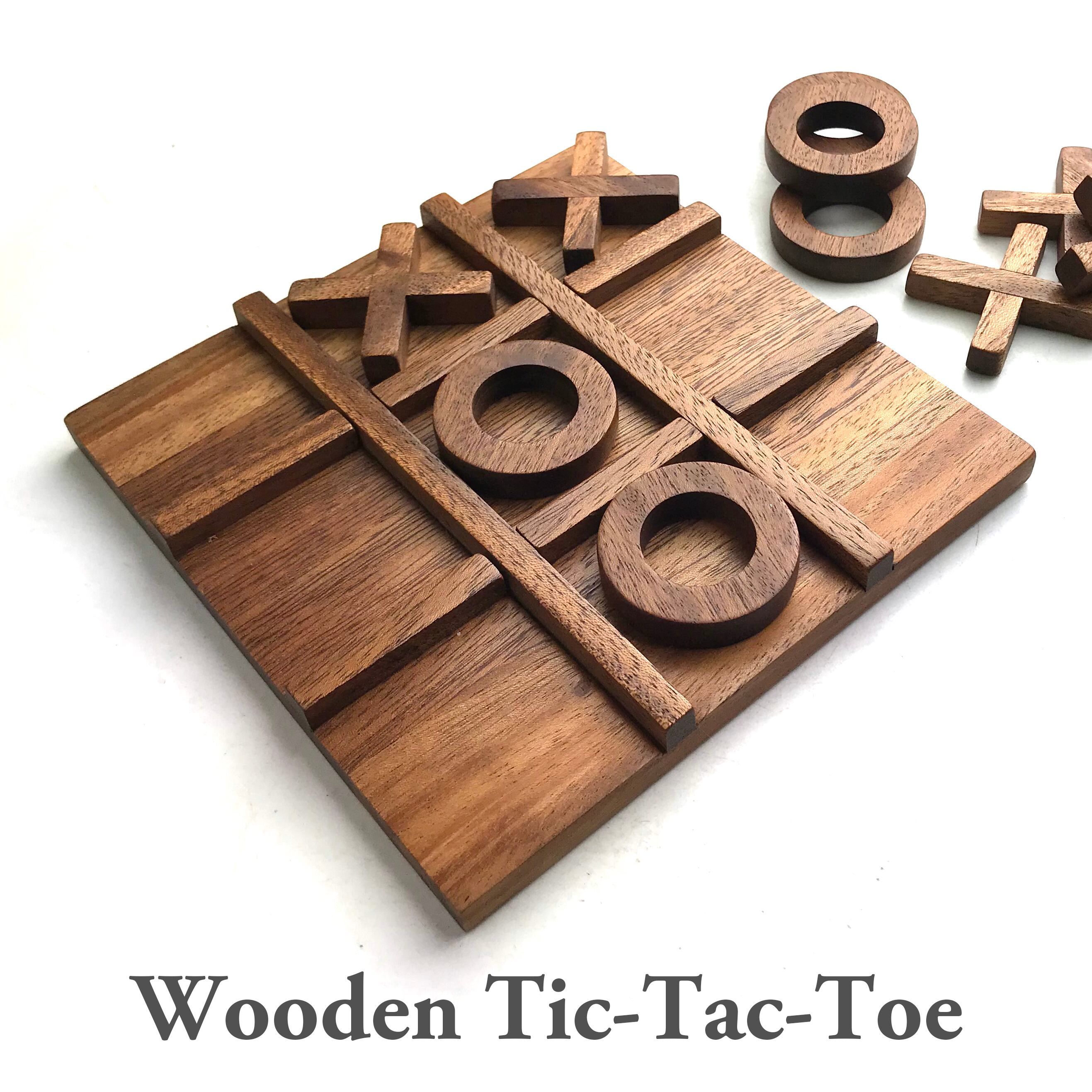 Wooden Tic-Tac-Toe マルバツゲーム ３目並べ | life