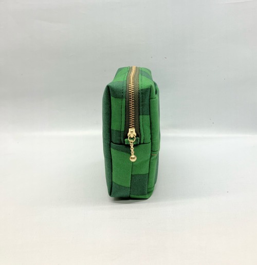 ポケットティッシュケース付き　スクエアポーチ　スイカ｜とりさん工房ーかわいいハンドメイドポーチ