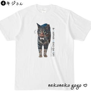 猫さんＴシャツ（野良猫さんシリーズ）