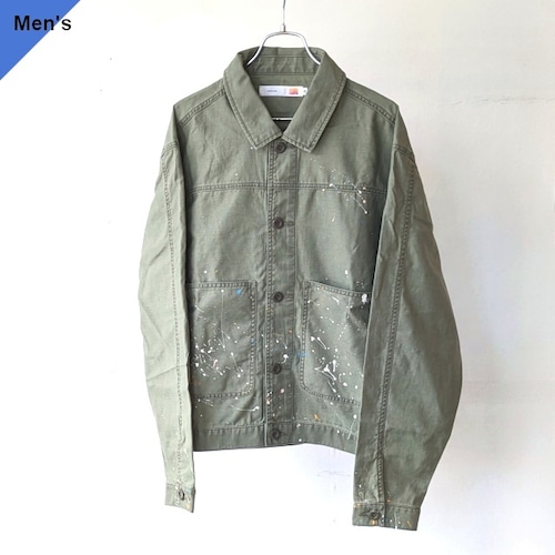 melple　Carpenter Jacket - Painted　（Olive）