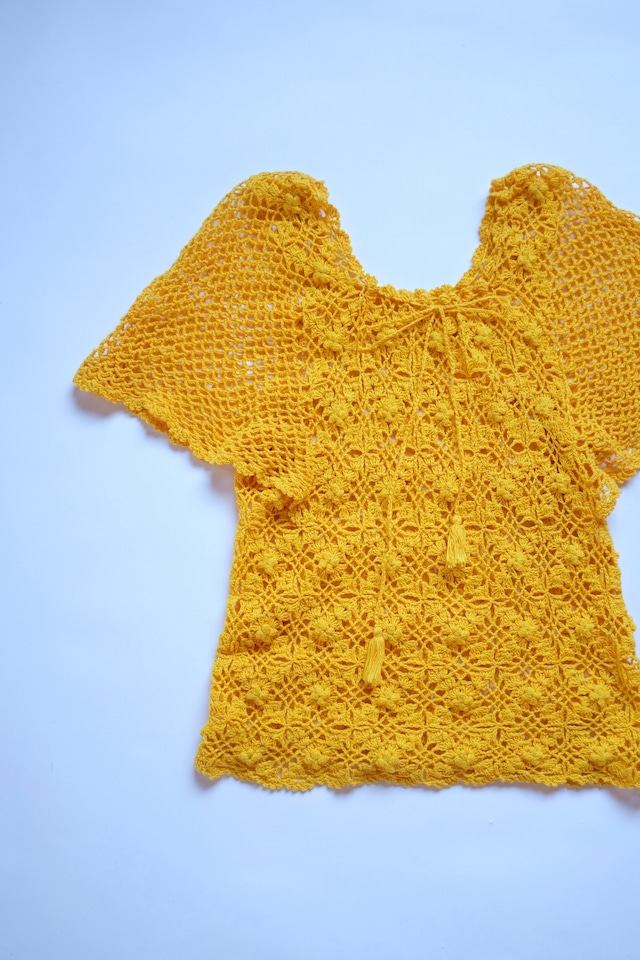[vintage]crochet knit