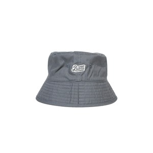 LOGO PATCH Organic Cotton Bucket Hat [GREY]