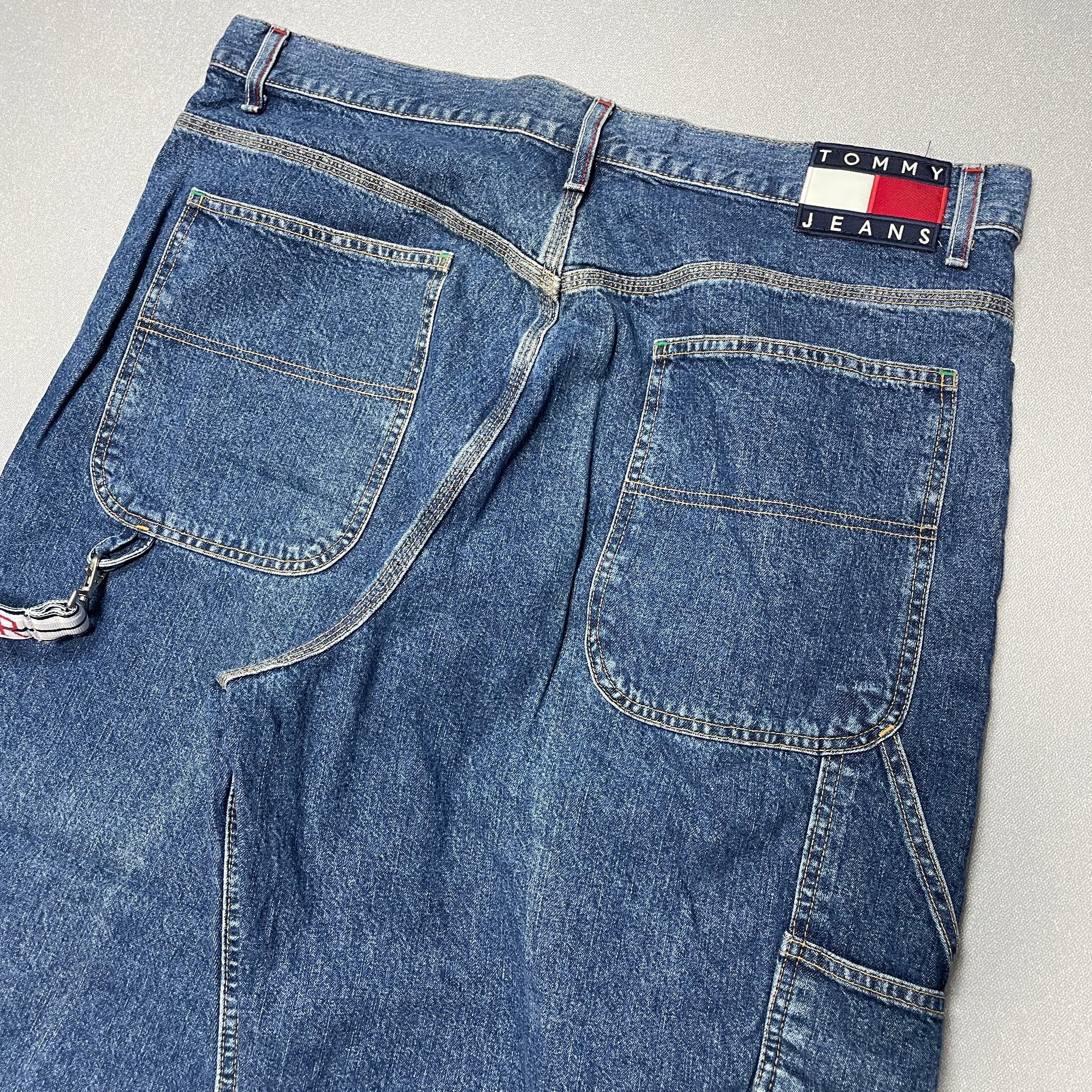 90's /TOMMY HILFIGER/DENIM PAINTER PANTS/デニムペインターパンツ
