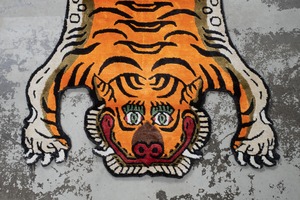 Tibetan Tiger Rug 《Sサイズ•シルク084》チベタンタイガーラグ
