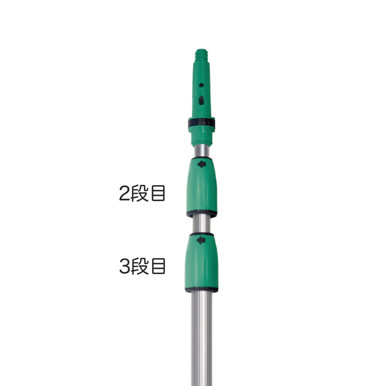 伸縮ポールシステム  オプティロック アドアンアーム　2段式　4ｍ (2ｍ×2段)