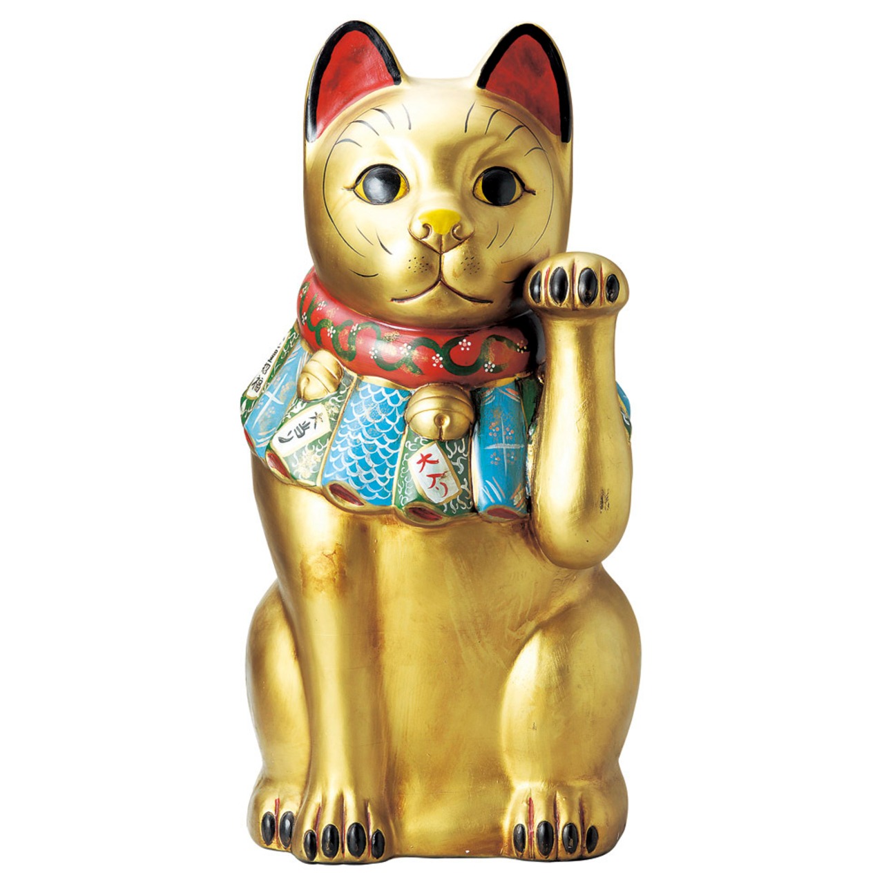 瀬戸焼】瀬戸古色金彩金運 大招き猫/置物/招き猫/瀬戸物 | 日常生活 