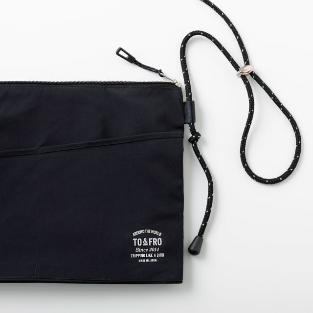 TO＆FRO】PACKABLE POUCH -SQUARE- (ネイビー) 590Co.