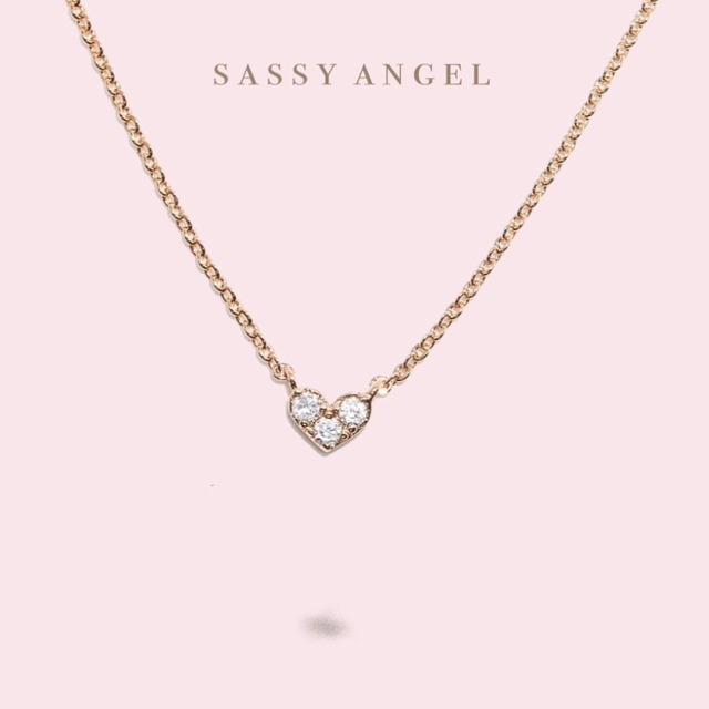 mini heart necklace 【165】