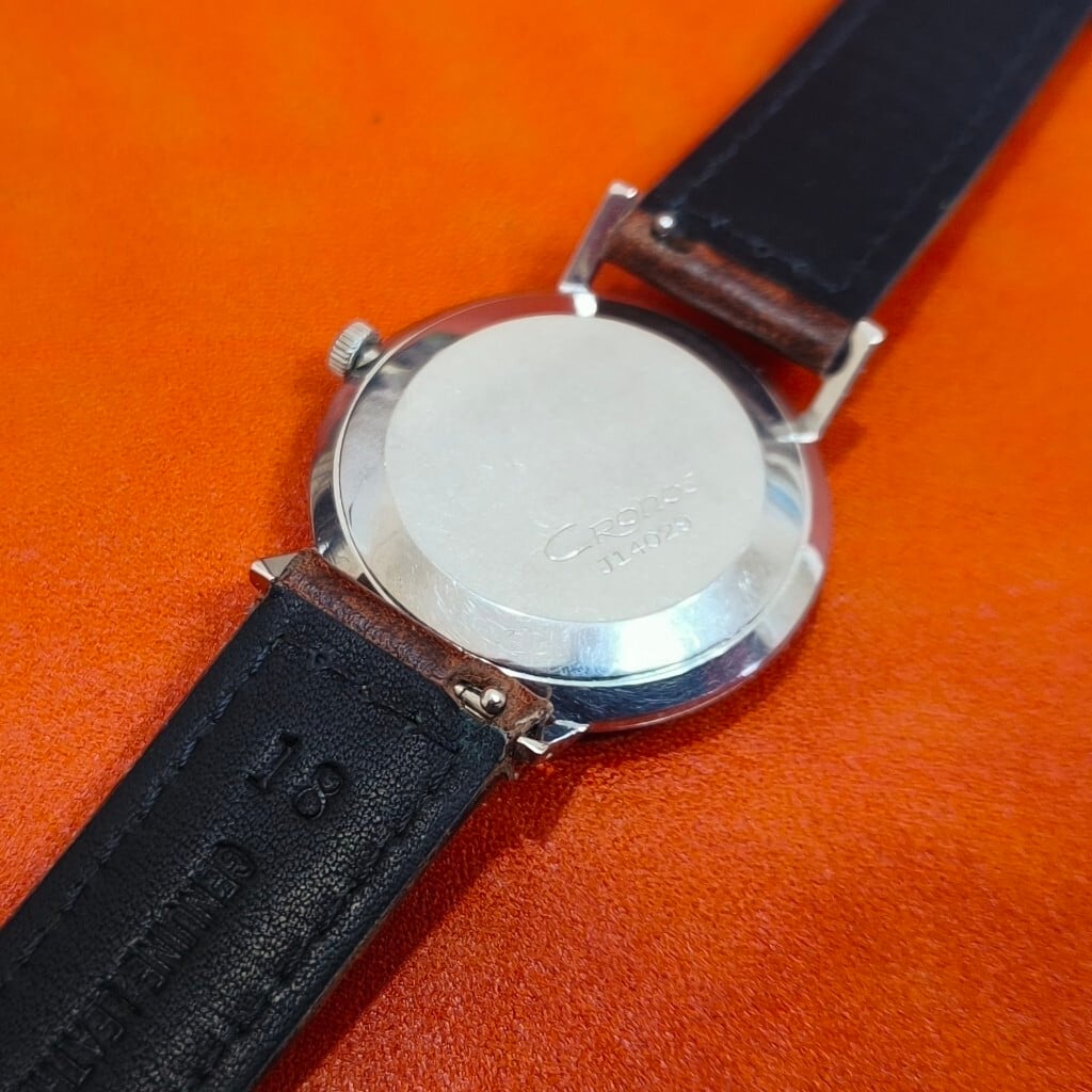 【稼働品】SEIKO クロノス　23石 手巻き　腕時計　シルバー　J14028 CRONOS】【J14028】SEIKO/セイコー クロノス 17石 機械式 手巻き時計