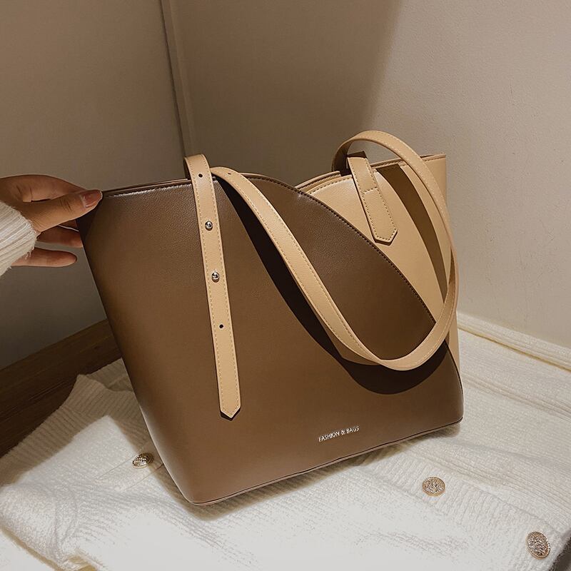 オータムスタンダードショルダーバッグ レトロ 秋物 トートバッグ 手作りハンドバック46873949153