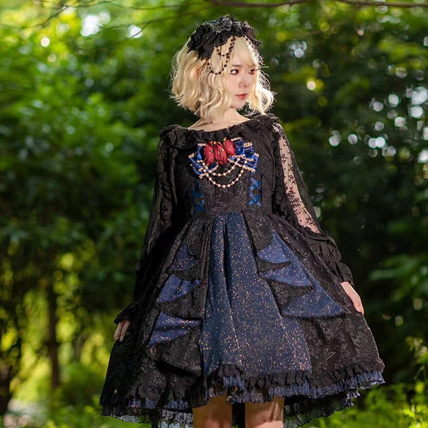 ゴスロリ ロリータ JSK withU ジャンパースカート