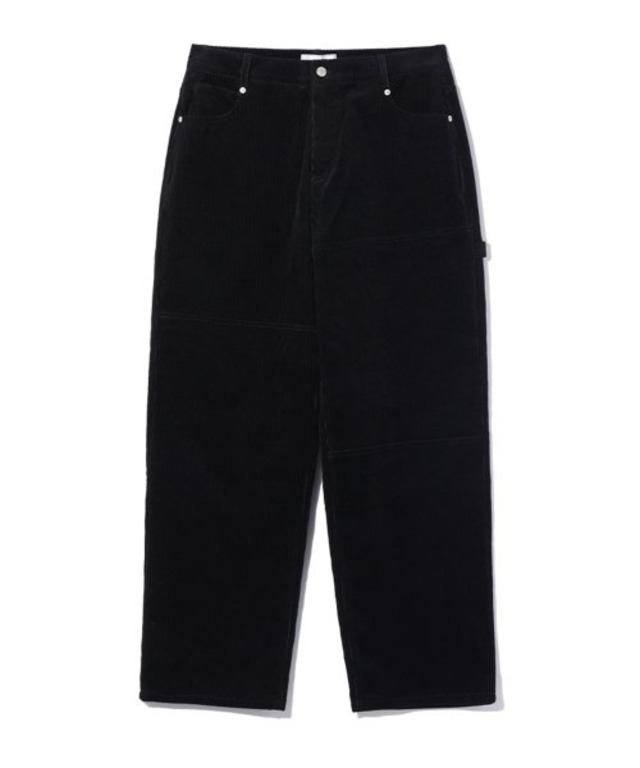 [CRITIC] DYEING CORDUROY PANTS BLACK