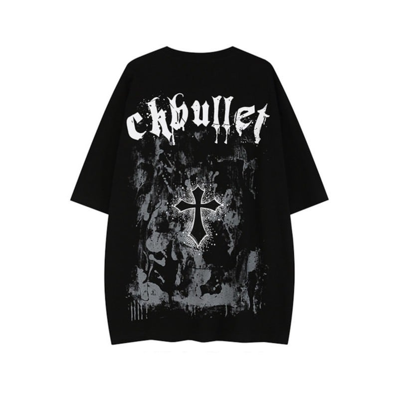 グラフィックデザイン オーバーサイズTシャツ 00012