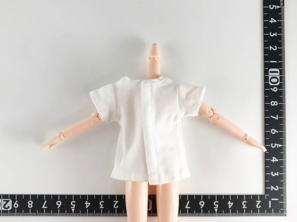 ドール服 1/6 女性用21_23 プリントTシャツ White Ok STK 02112 - 画像2