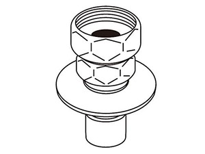 【在庫処分】AXW12H-J6 パナソニック Panasonic 給水栓継手（横水栓以外） 洗濯機・衣類乾燥機 洗濯乾燥機