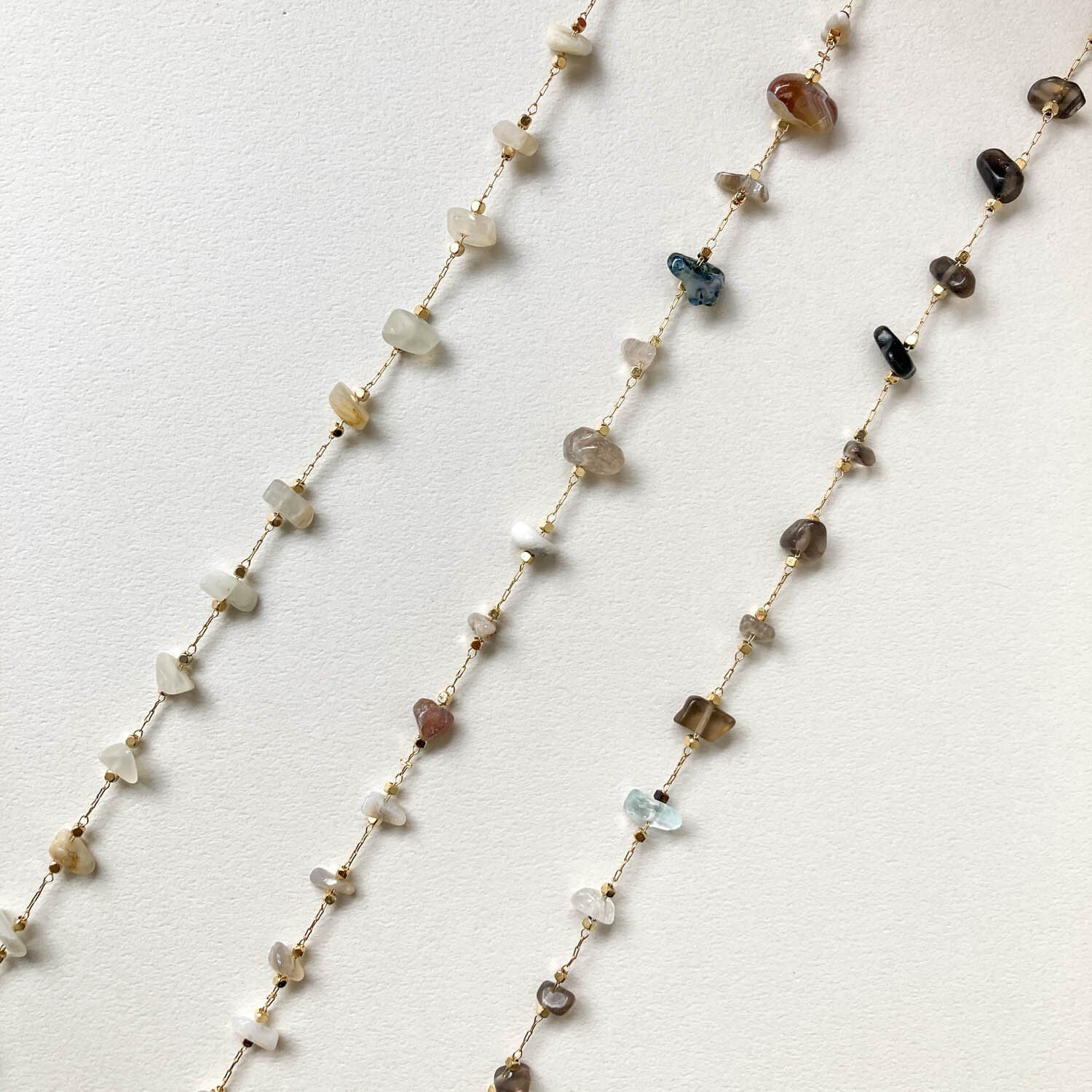 再入荷〉天然石デザインチェーン（10cm〜） | Dua-アクセサリーパーツ