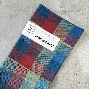 Bonne Maison/【RENAÎTRE】Sock Checks Multico RE7-01