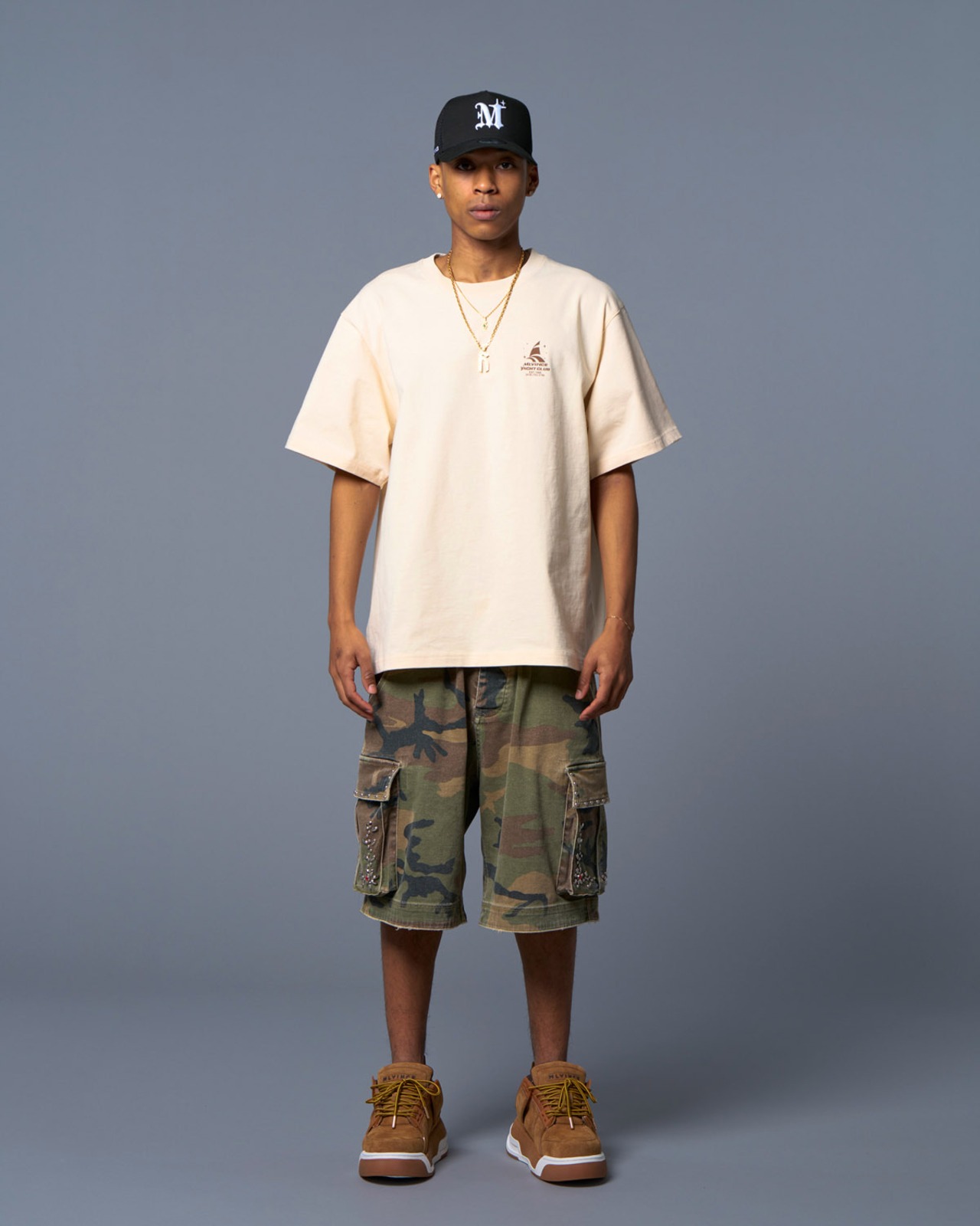 MLVINCE / YACHT CLUB S/S TEE – BEIGE