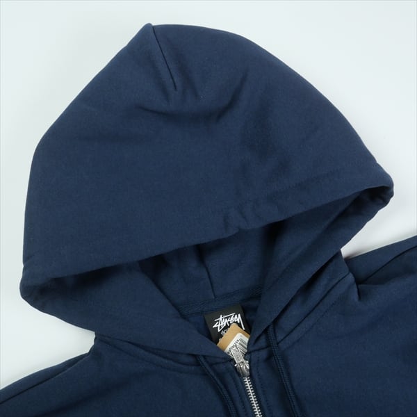 Size【L】 STUSSY ステューシー 25SS STOCK NEW YORK ZIP HOOD NAVY