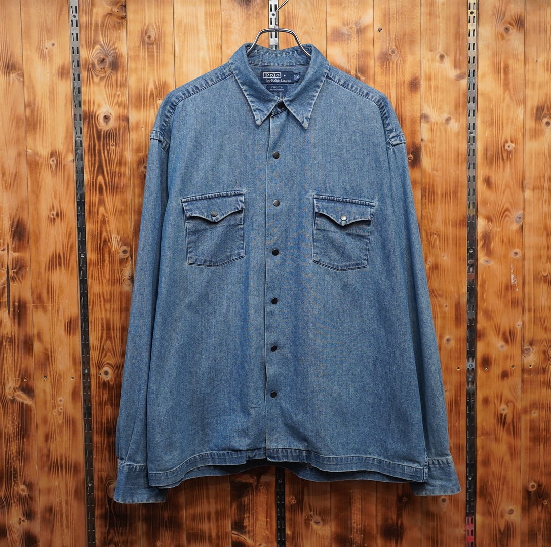 ralphlauren crofts デニムシャツ XL/ラルフローレン