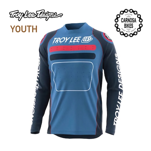 【Troy Lee Designs】SPRINT JERSEY YOUTH [スプリントジャージ ユース] Drop-In Dark Slate Blue キッズ用 2022