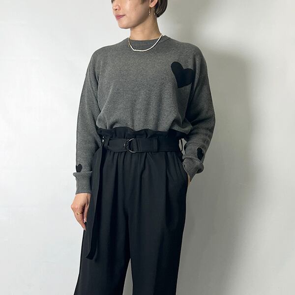MARGAUX VINTAGE マルゴーヴィンテージ heart motif WJQ knit 