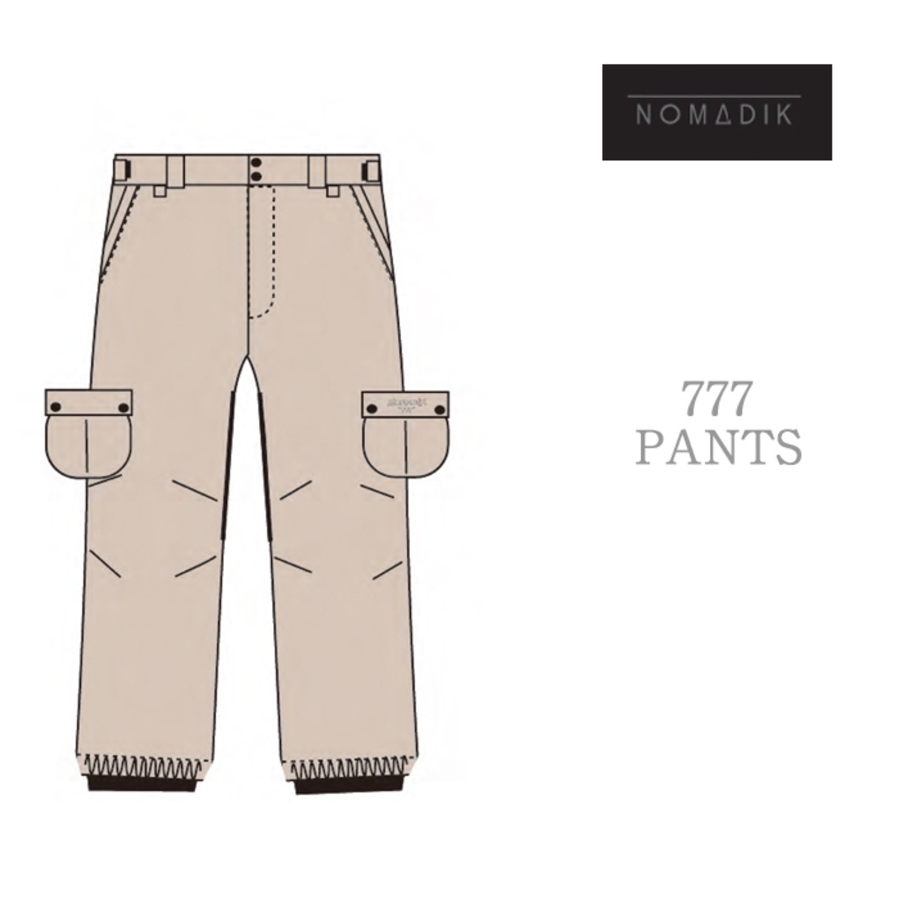 NOMADIK 『 777 PANTS 』 24-25 早期予約 スノーボード ウェア  