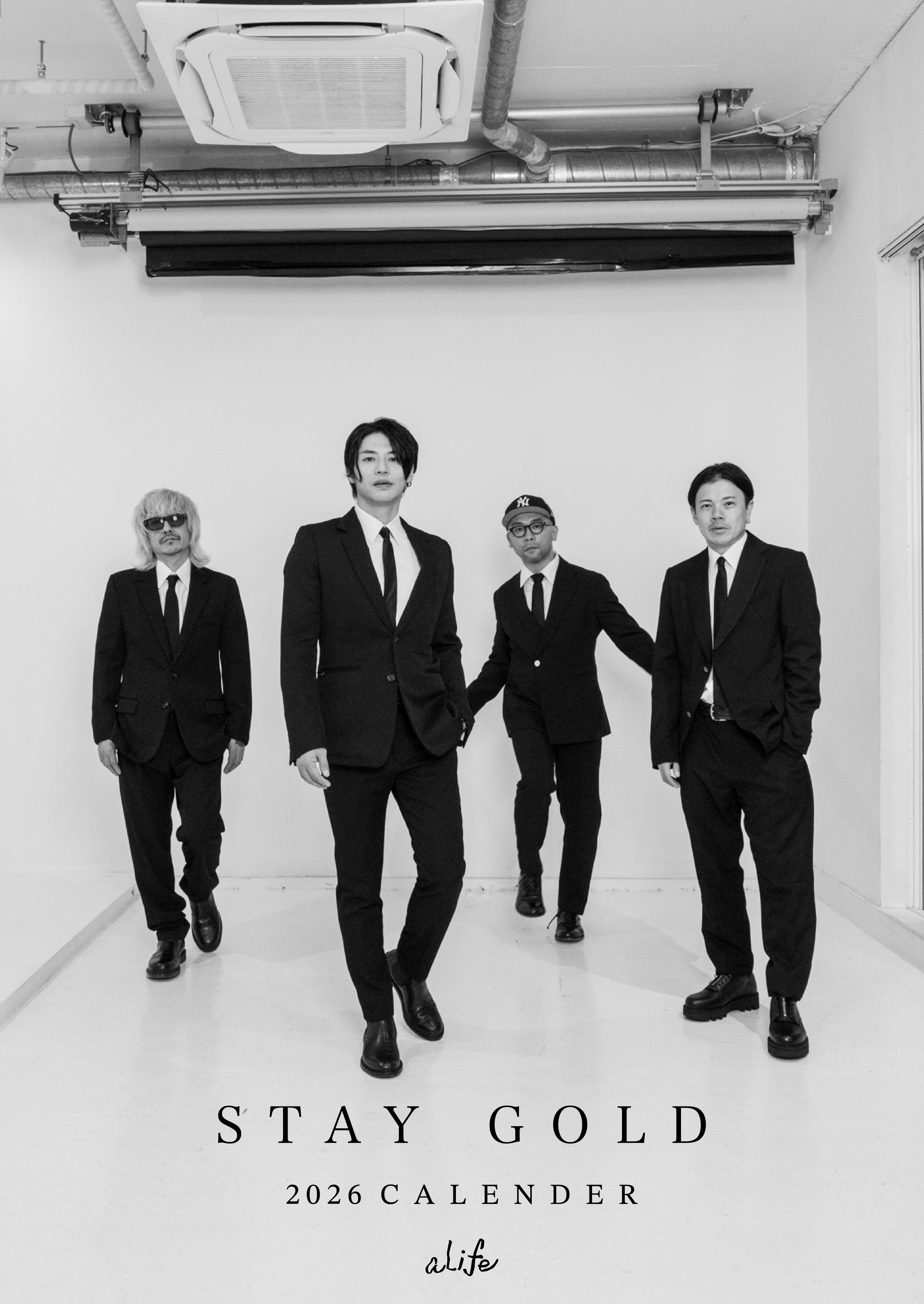 2026カレンダー壁掛け『STAY GOLD』